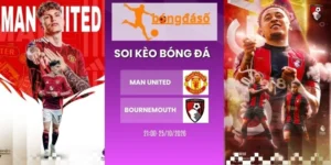 Soi kèo bóng đá Man United vs Bournemouth - NHA, 25/10/2026