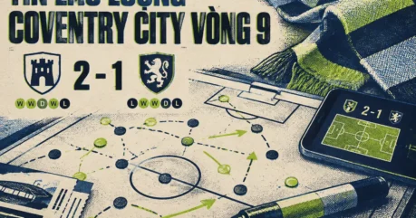 Tin Lực Lượng Coventry City Vòng 9 Ngoại Hạng Anh Mới Nhất