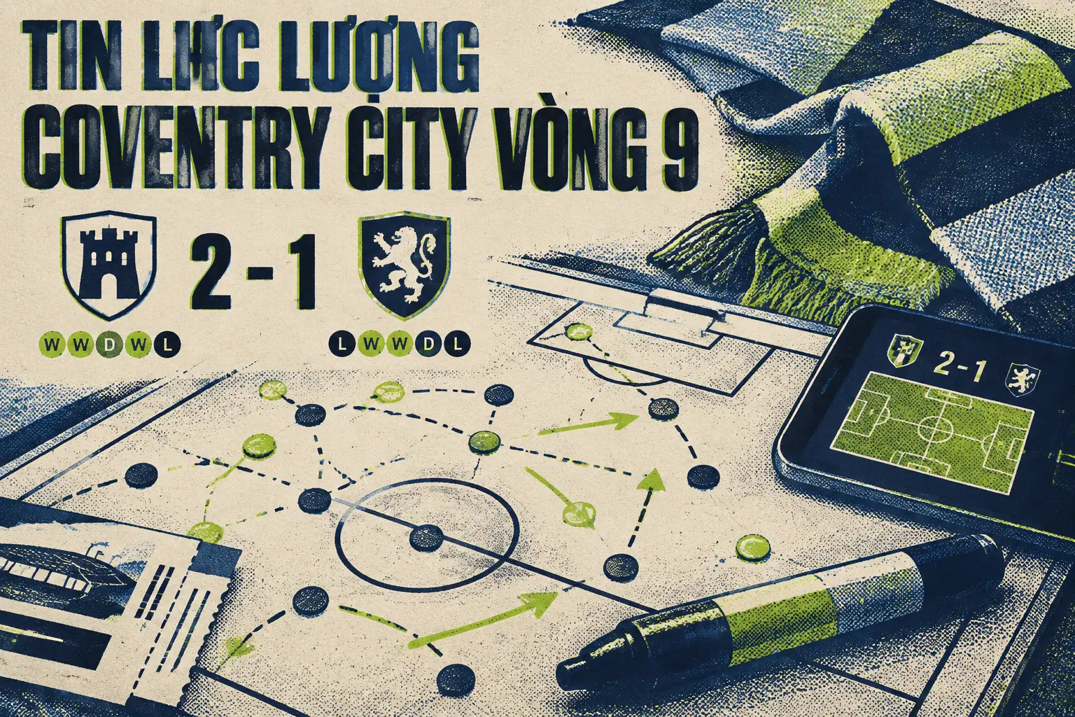 Tin Lực Lượng Coventry City Vòng 9 Ngoại Hạng Anh Mới Nhất